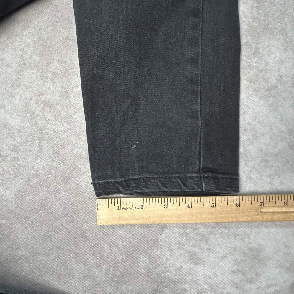 Levis 510 Skinny Jeans Mens 31x30 Black Denim Washed Stretch Slim Fit Pants - Picture 7 of 9
